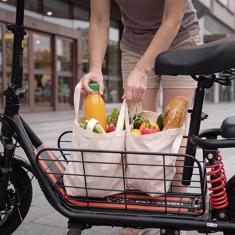 Front storage basket