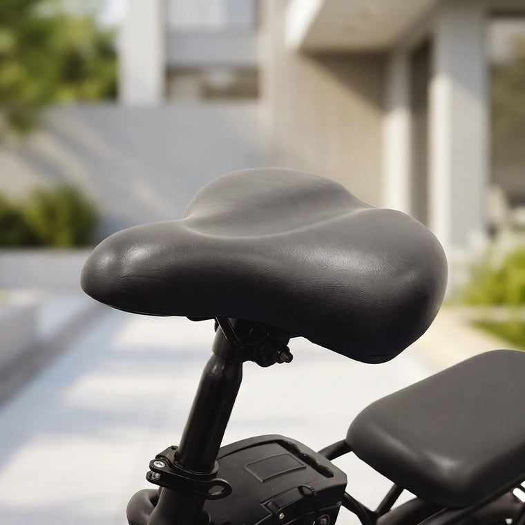 A wide, cushioned seat