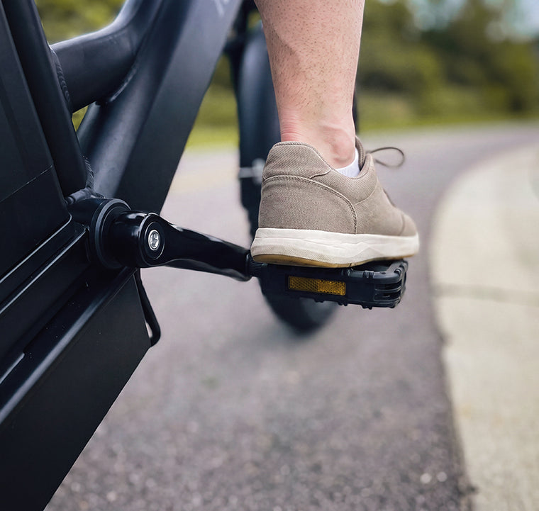 Three levels of pedal-assist