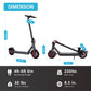 WINDHORSE Scooter eléctrico, KickScooter eléctrico con motor de 350 W, alcance de 15 a 20 millas y scooter eléctrico plegable de 15,5 MPH, neumático sólido de 8,5 pulgadas, control de crucero, freno de disco, E-Scooter para adultos, T1