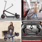 WINDHORSE Scooter eléctrico, KickScooter eléctrico con motor de 350 W, alcance de 15 a 20 millas y scooter eléctrico plegable de 15,5 MPH, neumático sólido de 8,5 pulgadas, control de crucero, freno de disco, E-Scooter para adultos, T1