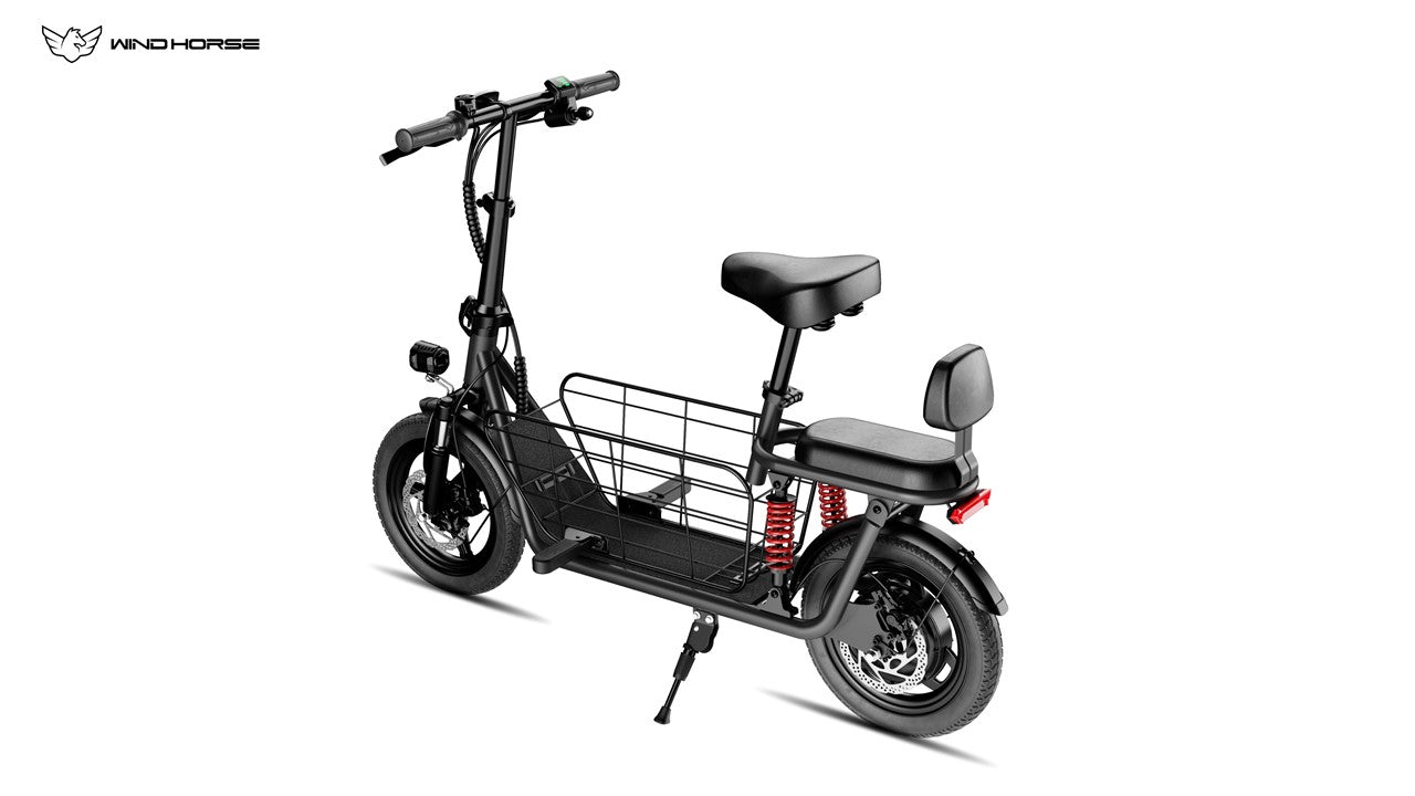 Windhorse C3 Electric Scooter with Extra Seat for Child