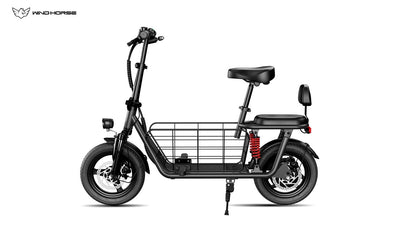 Windhorse C3 Electric Scooter with Extra Seat for Child