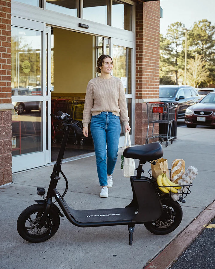 Groceries in the basket