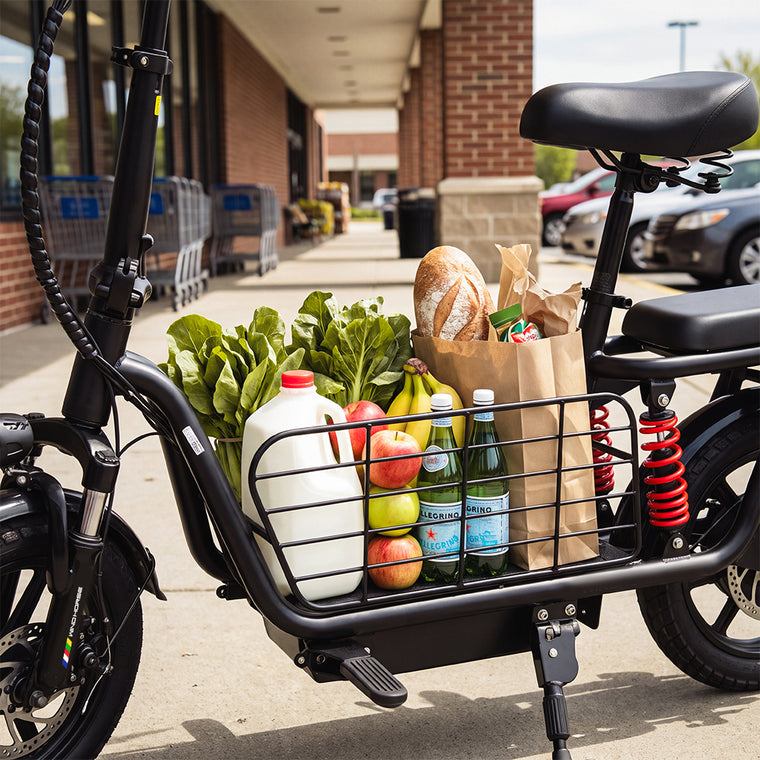 Side-opening cargo basket