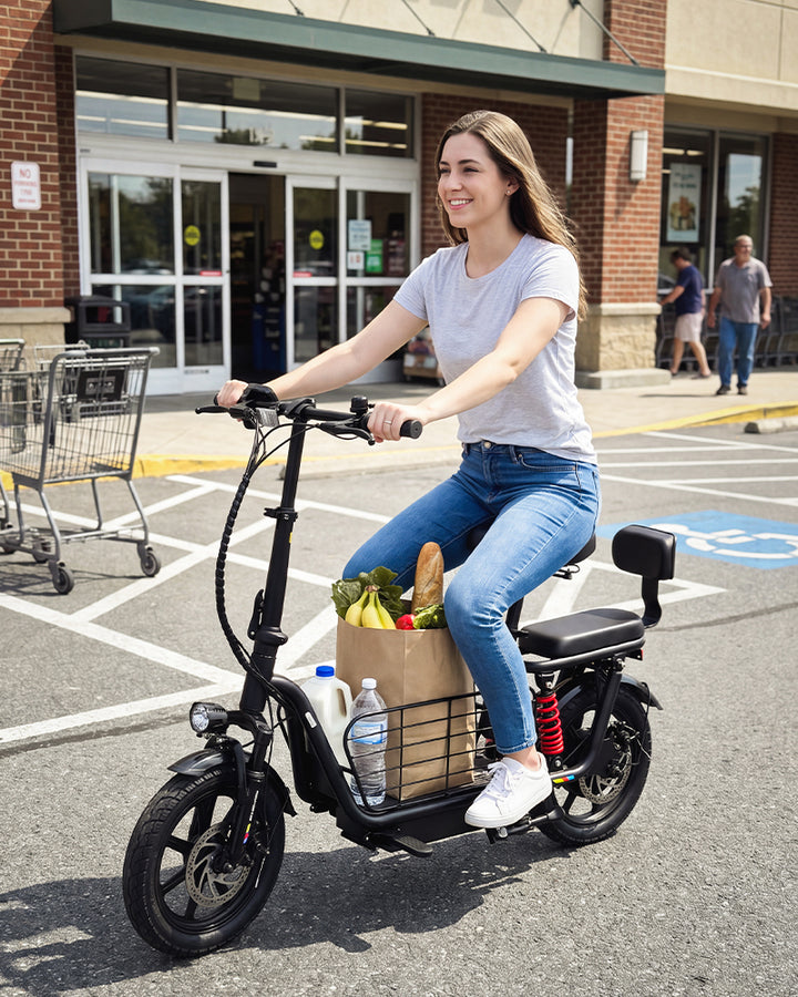 Side-basket grocery runs