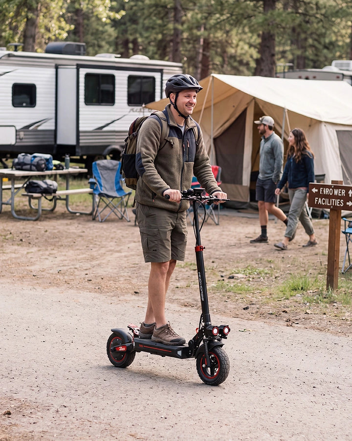 Short hops around the campsite