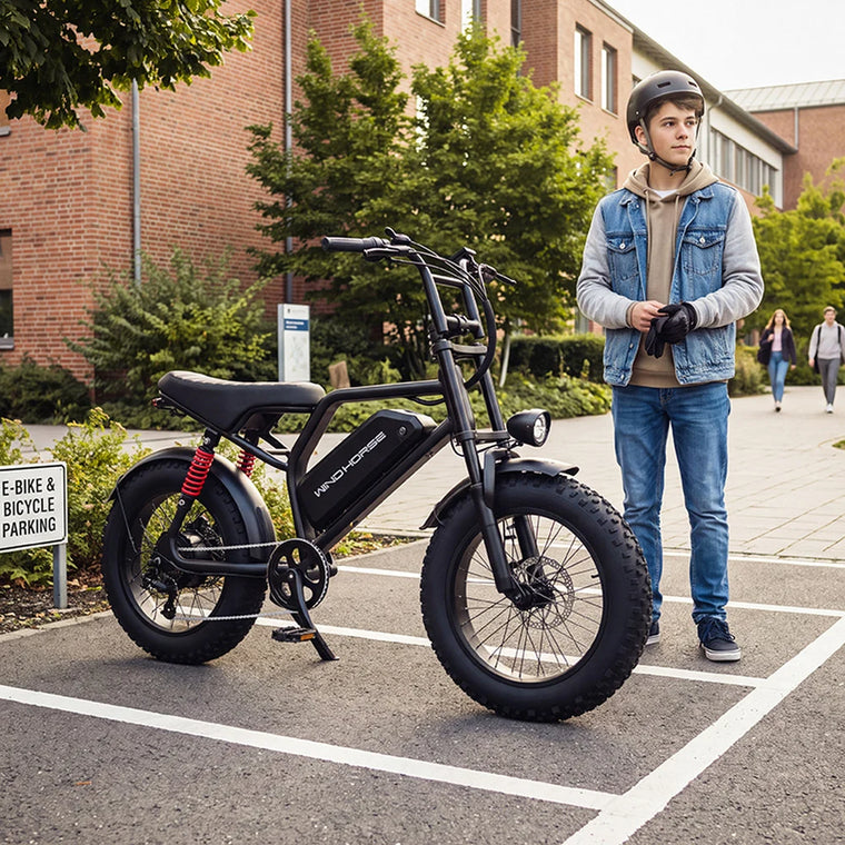 Parks like a small moto